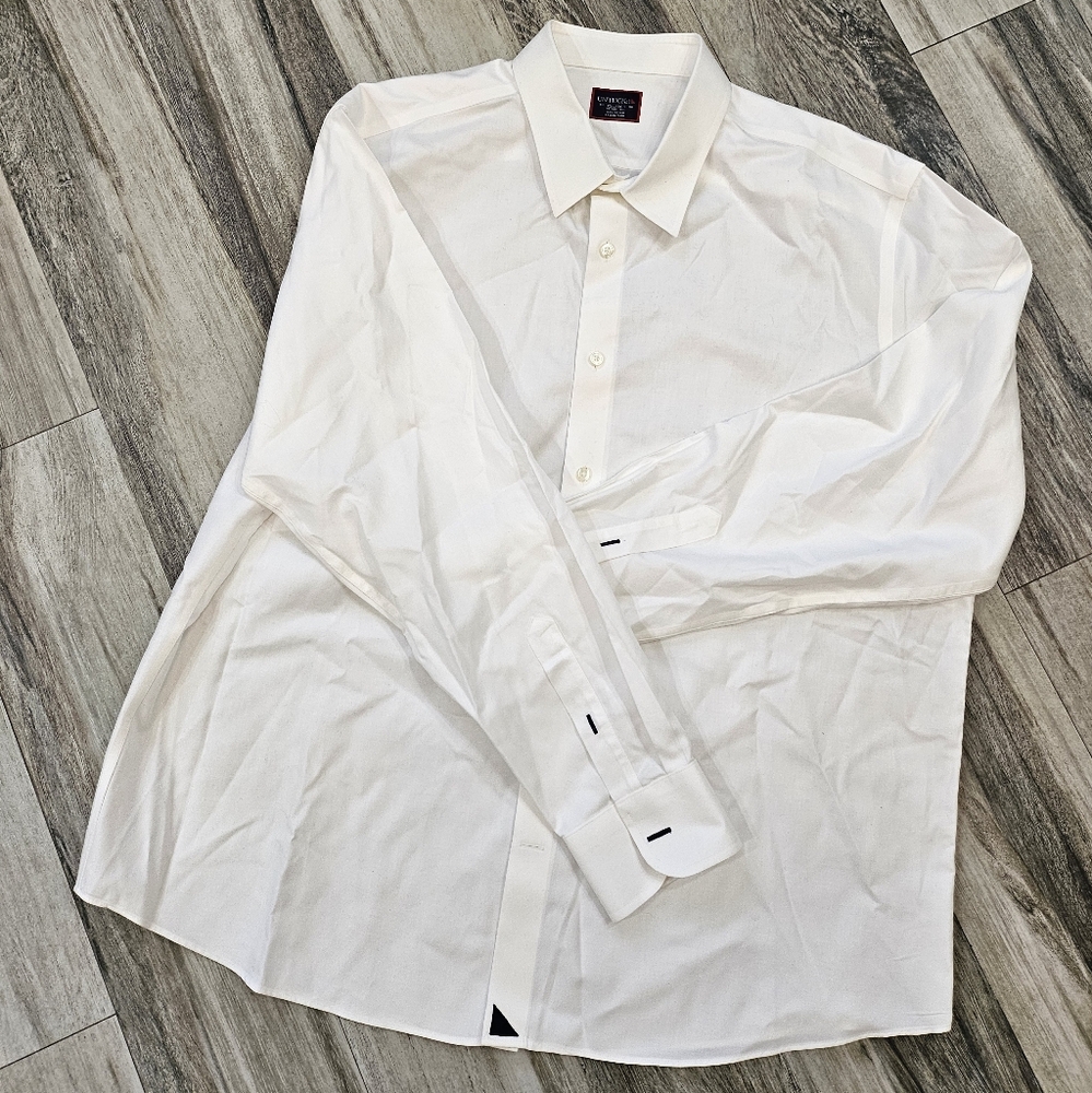 Classic White Button-Up Shirt